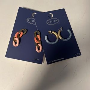 Scoop earrings new